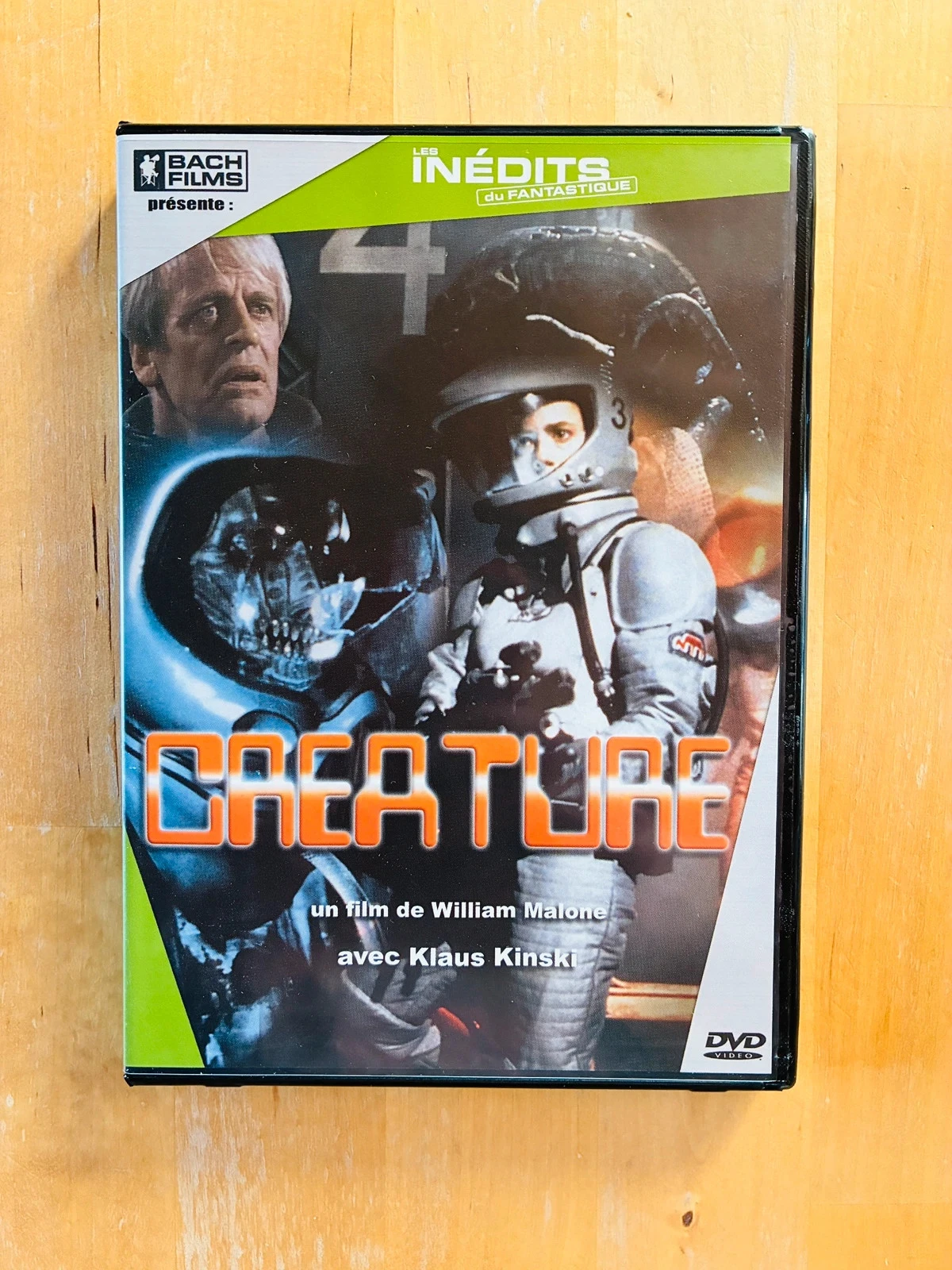 DVD Créature Klaus Kinski.
